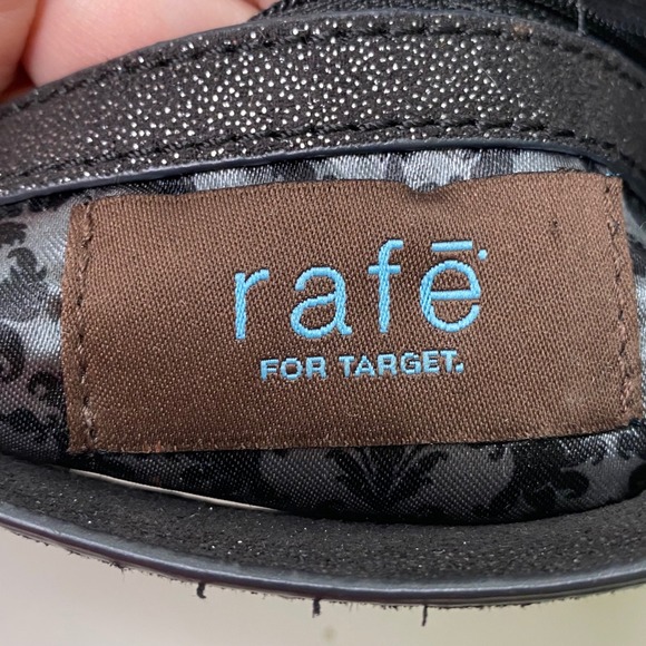 Rafe for Target Black Beaded Embellished Handle Shoulder Bag Purse Evening Party - Picture 5 of 9